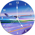 US Air DC9 Wall Clock