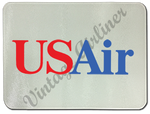 US Air 1978 Logo Glass Cutting Board