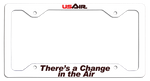 USAir - There's a Change in the Air - License Plate Frame - First Logo