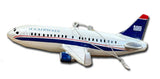 US Airways Livery Airplane Christmas Ornament