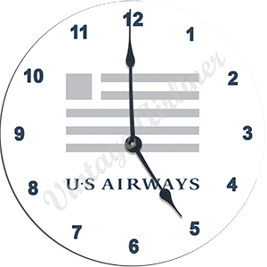 US Airways Logo Wall Clock
