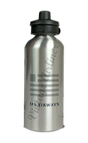 US Airways Logo Aluminum Water Bottle