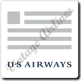 Sous-verre carré avec logo US Airways