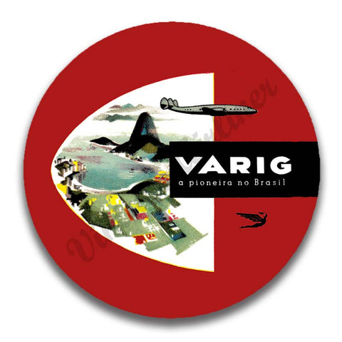 Varig Airlines Vintage Magnets