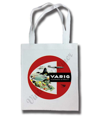 Varig Airlines Vintage Tote Bag