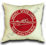 Varney Speed Lines Bag Sticker Linen Pillow Case Cover