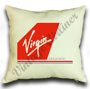 Virgin Airways Logo Linen Pillow Case Cover