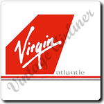 Virgin Atlantic Logo Square Coaster