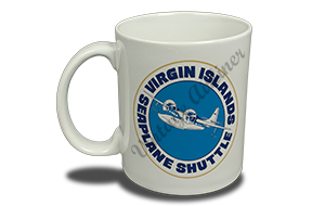 Virgin Island Seaplane Shuttle Bag Sticker  Coffee Mug