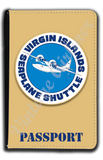 Virgin Islands Seaplane Shuttle Bag Sticker Passport Case