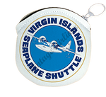 Virgin Island Seaplane Shuttle Bag Sticker Round Coin Purse