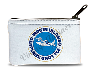 Virgin Islands Seaplane Shuttle Bag Sticker Rectangular Coin Purse
