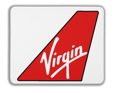 Virgin Airways Livery Airplane Tail Art Mousepad