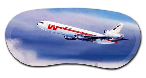 Western Airlines DC10 by Rick Broome Sleep Mask