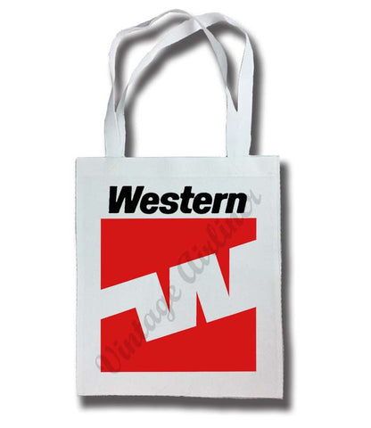 Western Airlines Last Logo Tote Bag