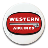 Western Airlines 1950's Vintage Logo Magnets