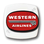 Western Airlines 1950's Vintage Logo Magnets