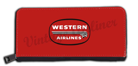 Western Airlines 1950's Vintage Logo wallet