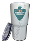 Western Airlines 1940's Bag Sticker Tumbler