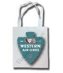 Western Airlines Vintage 1940's Tote Bag