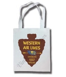 Western Airlines Vintage Oldest Airline Tote Bag