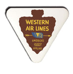 Western Airlines Vintage Oldest Airline Magnets