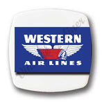 Western Airlines Vintage 1950's Logo Magnets