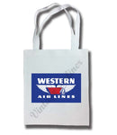 Western Airlines Vintage 1950's Logo Tote Bag