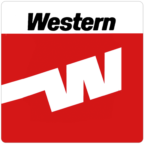 Western Last Logo Square Coaster