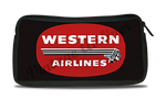 Western Airlines 1950's Vintage Logo Travel Pouch