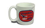 Western Airlines 707 Bag Sticker  Coffee Mug