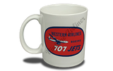 Western Airlines 707 Bag Sticker  Coffee Mug