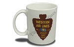 Western Airlines Oldest Airline Bag Sticker  Coffee Mug