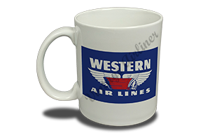 Western Airlines 1950's Logo  Coffee Mug