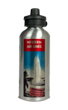 Western Airlines Yellowstone  Aluminum Water Bottle