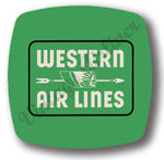 Western Airlines Vintage Magnets