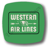 Western Airlines Vintage Magnets
