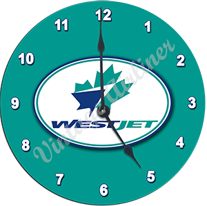 WestJet Logo Wall Clock