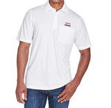 Air Cal Logo Men's Wicking Pocket Polo