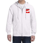 Western Airlines Zipped Hooded Sweatshirt