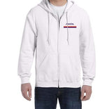 Air Cal Logo Zipped Hooded Sweatshirt