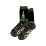 Christmas Tree Women's Travel Themed Crew Socks