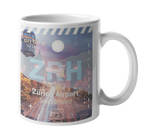 Zurich Airport Baggage Tag Art Coffee Mug